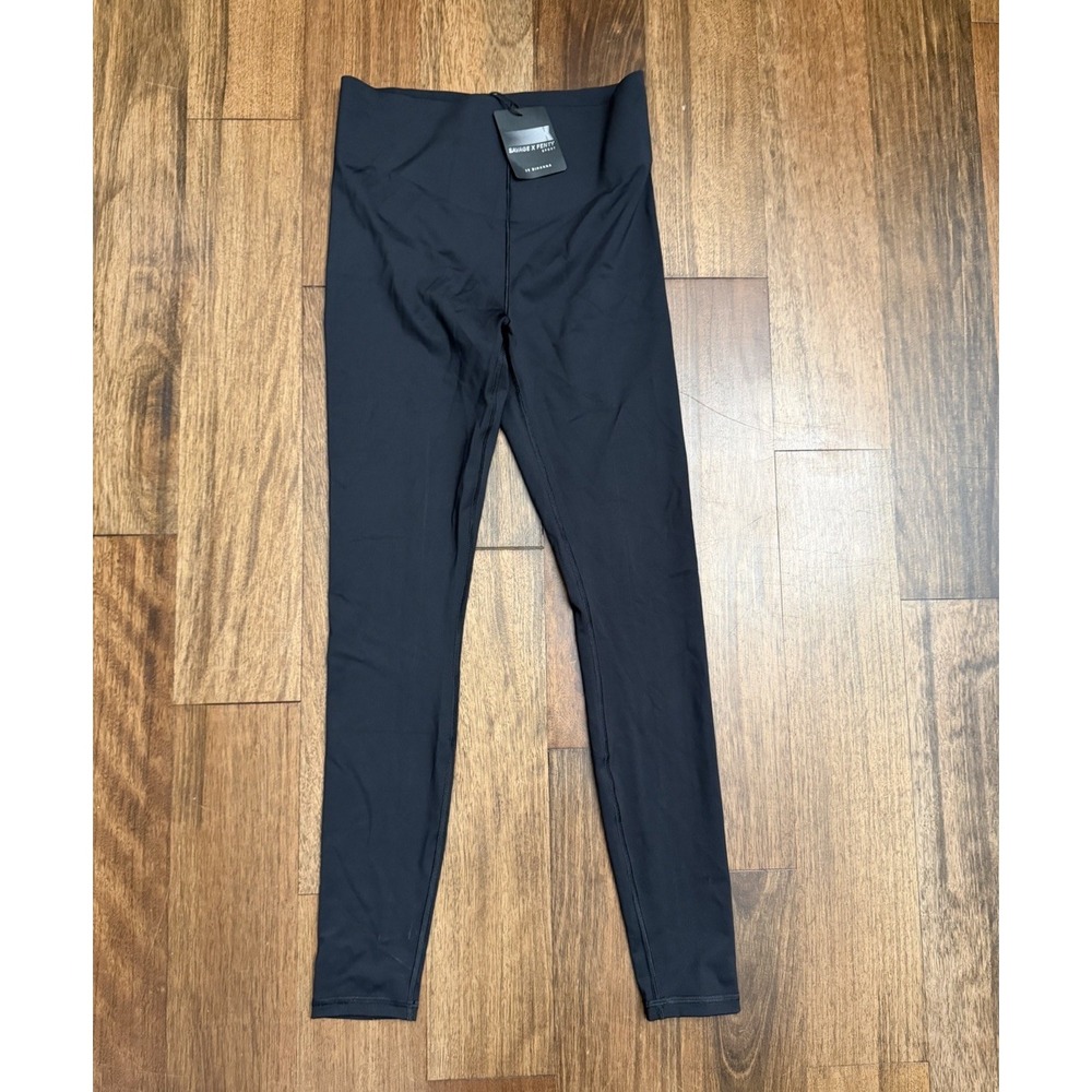 NWT Savage X Fenty High Waist Leggings Black Womens 8-10